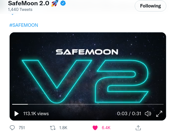 Safemoon V1 chuyển thành Safemoon V2
