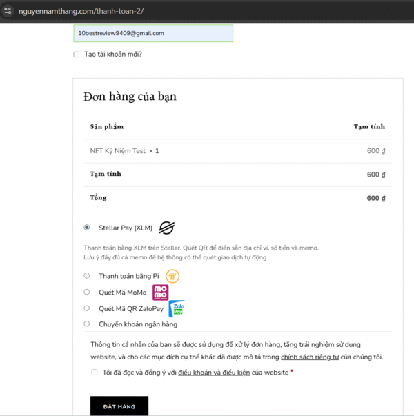 Pi Payment For Woocommerce
